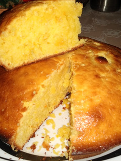 Una foto de Torta de mandarina y coco