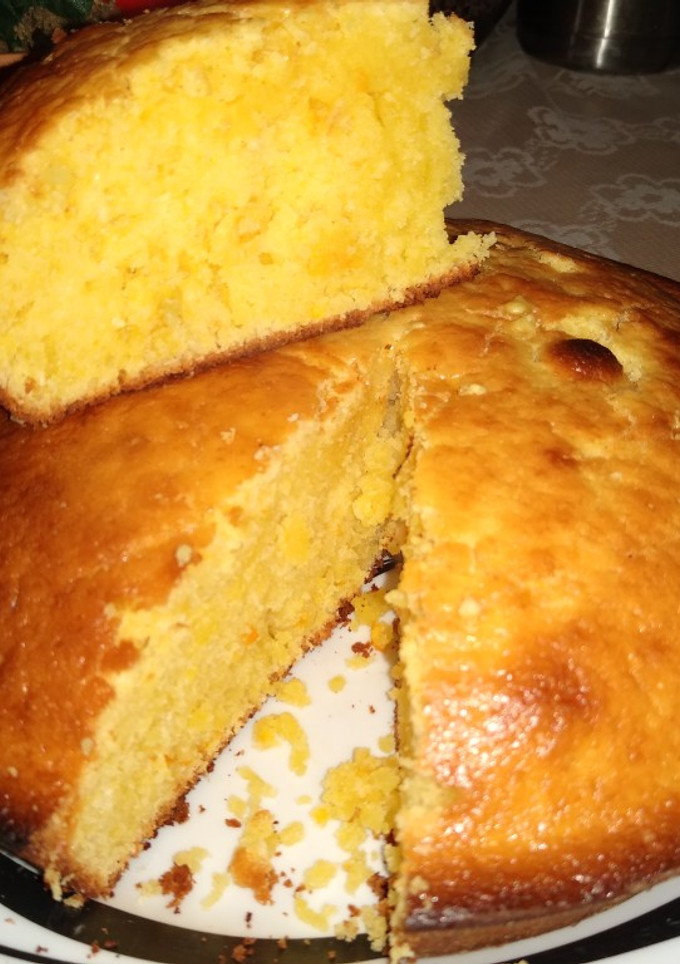 Una foto de Torta de mandarina y coco