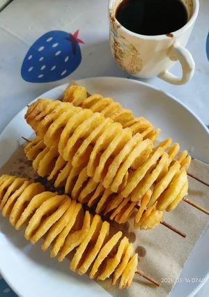 Foto resep Kentang Goreng Spiral Simpel