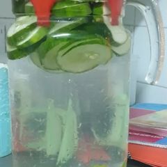 A picture of Detox water.