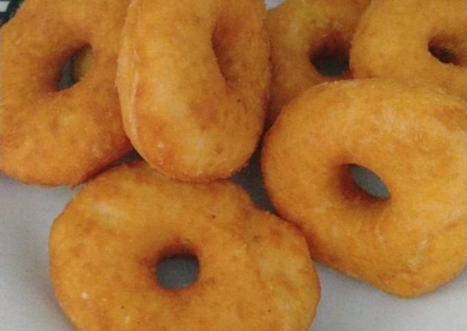 Donat no kentang no telur no susu kriuk lembut