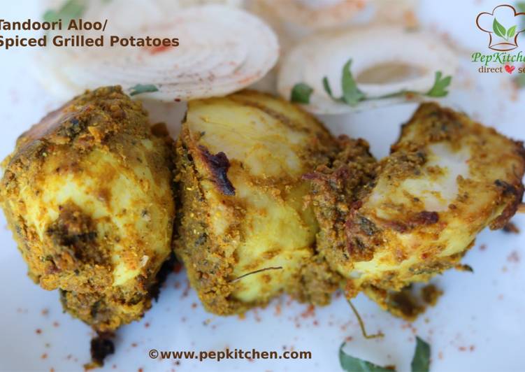 Recipe of Ultimate Tandoori Aloo / Spiced Grilled Potatoes