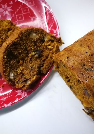 Ünnepi gyümölcskenyér sütőtökpürével 🎀🎄❤️ recept fotója