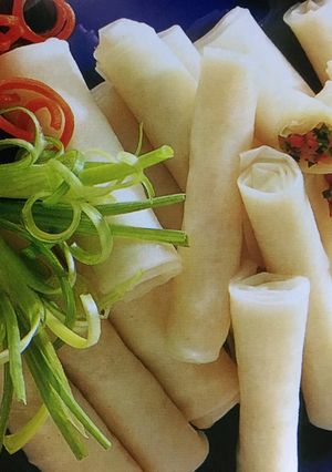 A picture of Fresh Spring Lumpia Rolls.