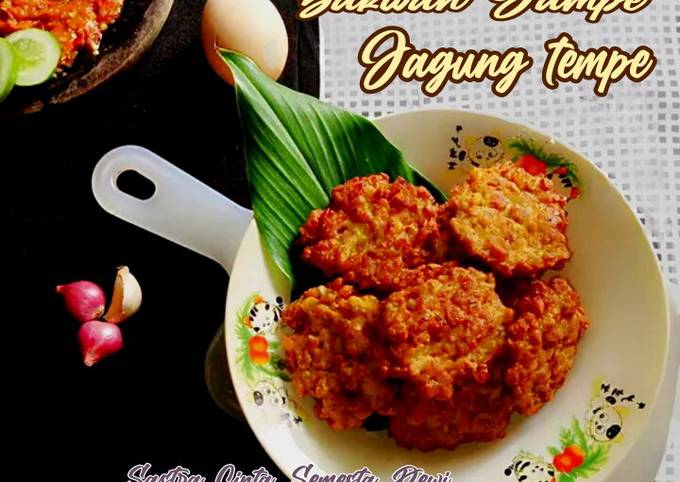 Resep Bakwan Jampe (Jagung Tempe), Enak Banget