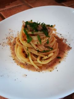 Foto di Spaghetti alla crema di tonno