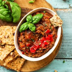A picture of Spicy Greek Eggplant Dip.