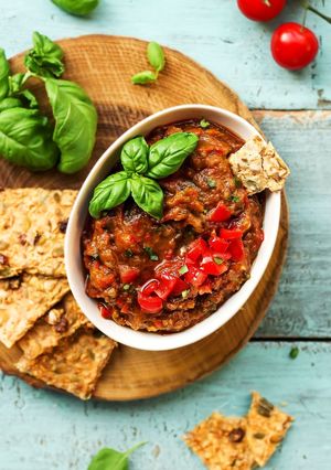A picture of Spicy Greek Eggplant Dip.