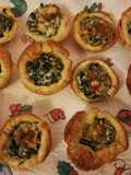 Tartine di spinaci (antipasto vegetariano)