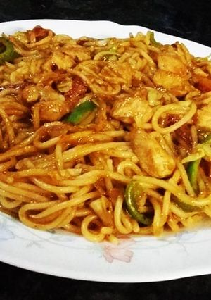 A picture of Chicken Chowmein.