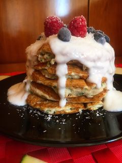 Una foto de Tortitas de calabacín