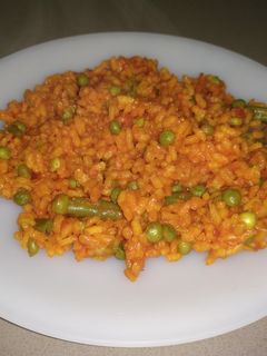 Una foto de Arròs amb verdures