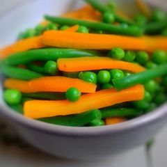 A picture of Blanched Vegetables.