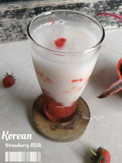 Foto resep Korean Strawberry Milk