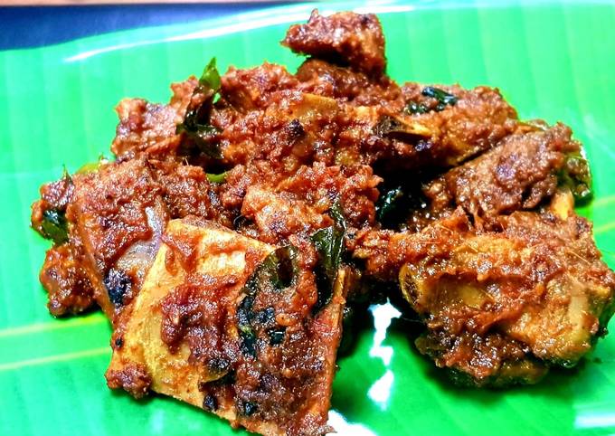 Steps to Make Homemade Andra Mutton Fry