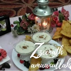 A picture of Hyderabadi Kheer Puris/Coconut and Mixed Nuts Calzones.