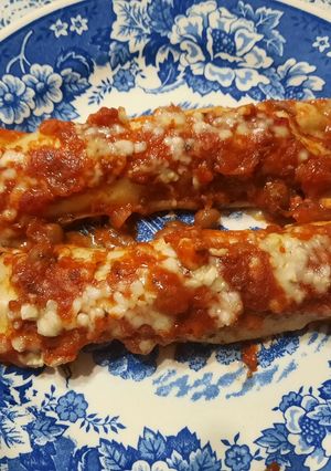 Una foto de Canelones de verdura y ricota