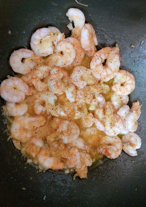 Hình của món Tôm rim mặn.