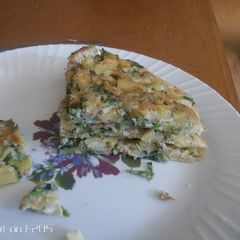 A picture of Potatoe Omelette.