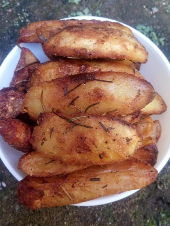 Easy Way Make Rosemary potato wedges which So Delicious
