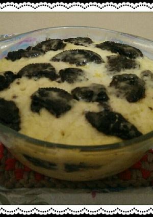 Foto resep Puding Roti Oreo Simple