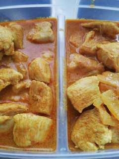 Una foto de Pollo al curry