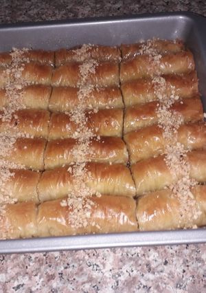 صورة لوصفة بقلاوة بعجينة الفيلو