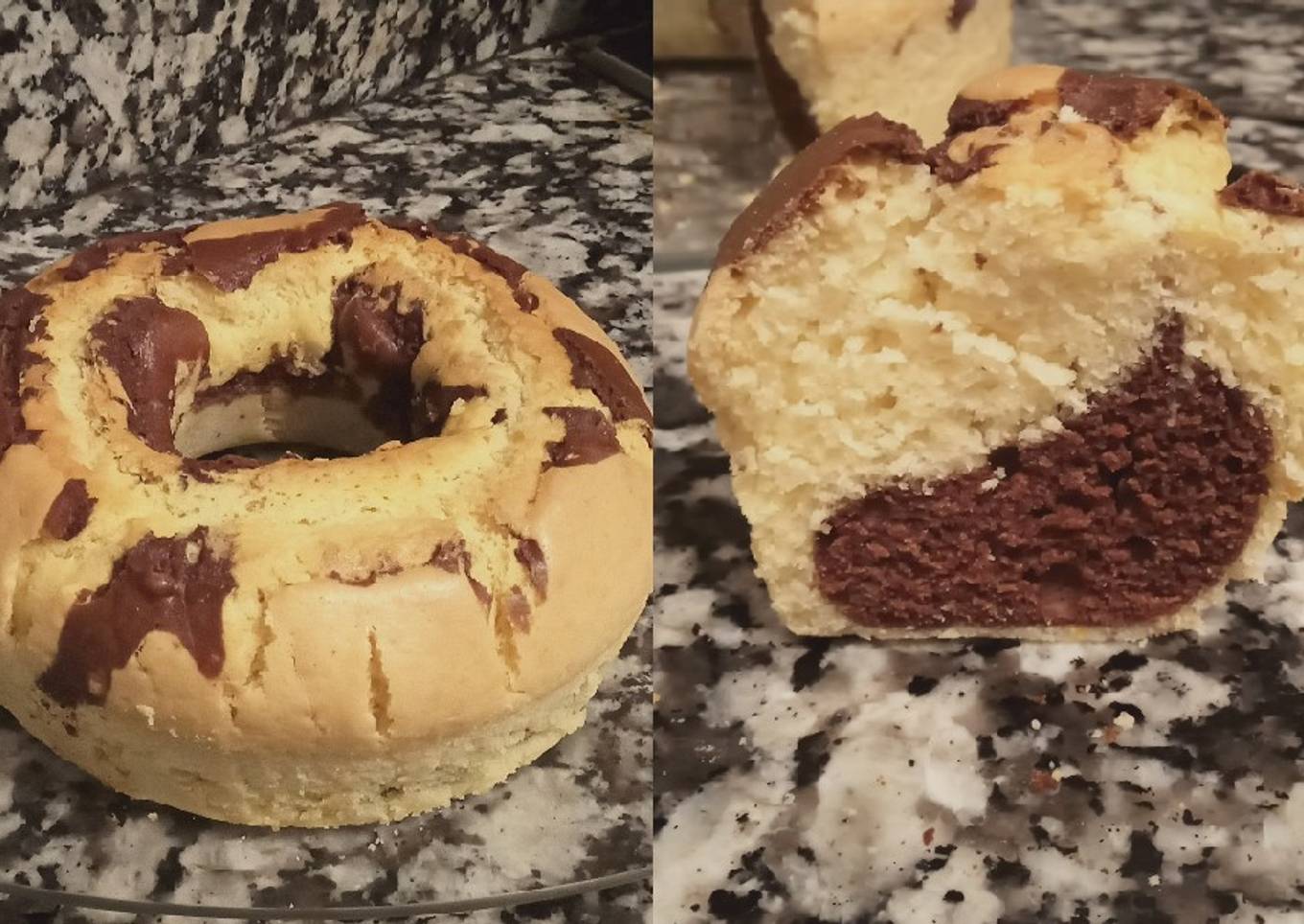 Marble Donut cake