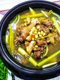 Lẩu gà đá hầm sả