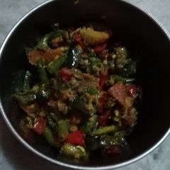 A picture of Masala green chilli.