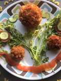 Chicky Mac Crouton Balls Stuffed With Cheese