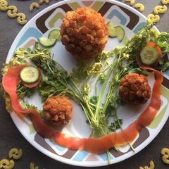 Chicky Mac Crouton Balls Stuffed With Cheese A picture of Chicky Mac Crouton Balls Stuffed With Cheese.