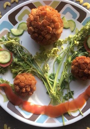 A picture of Chicky Mac Crouton Balls Stuffed With Cheese.
