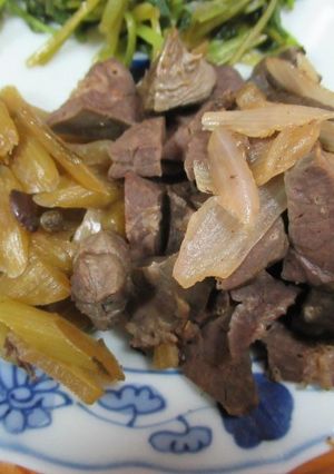 泡菜豆豉煮牛肺 的食譜成品照片