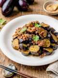 Easy Ginger Stir-Fry with Eggplant and Ground Meat