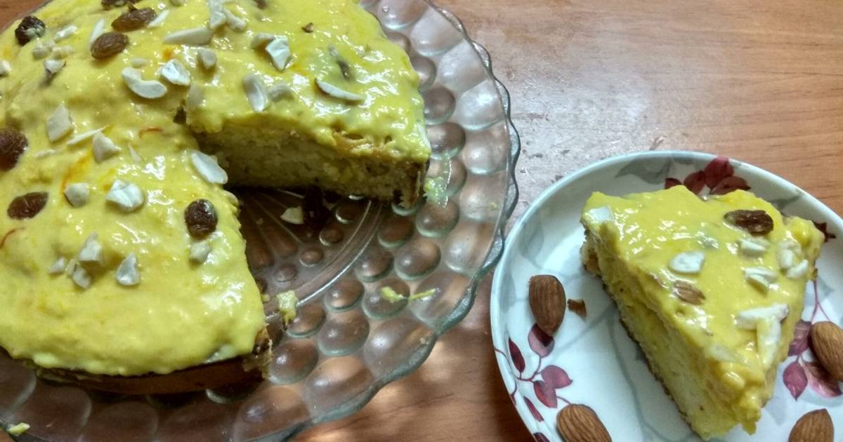 Thandai Malai Cake Recipe by Madhumita Bishnu - Cookpad