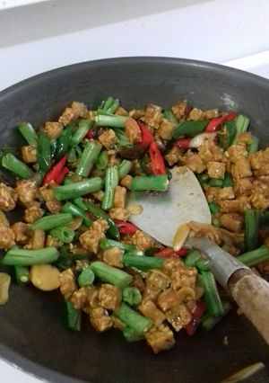 Foto resep Oseng Tempe Buncis Cabe Ijo