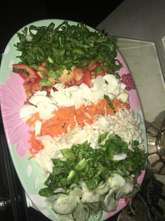 A picture of Styled salad.