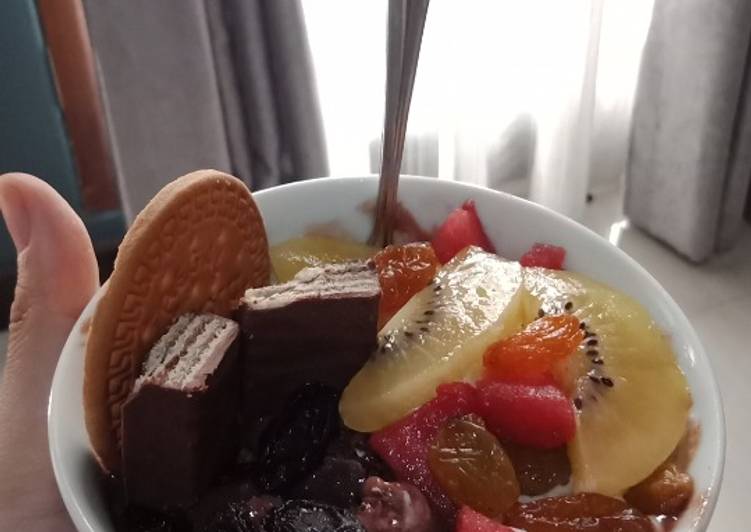 Bagaimana Menyiapkan Es krim simple (enak lembut) yang Menggugah Selera