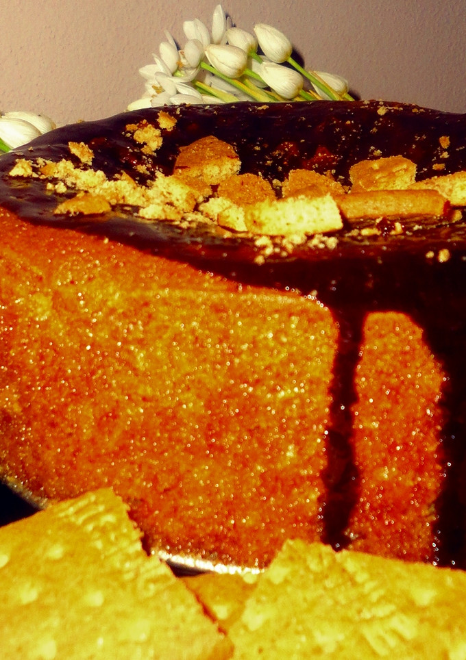 Una foto de Bizcocho de galletas