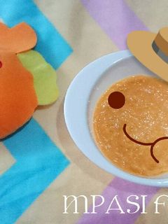 Foto resep MPASI 7 bulan - Bubur Salmon + Wortel & Tofu (4 bintang🌟)