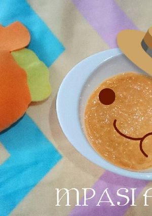 Foto resep MPASI 7 bulan - Bubur Salmon + Wortel & Tofu (4 bintang🌟)