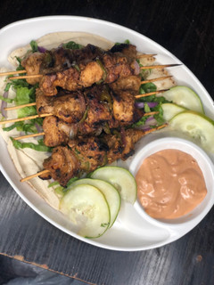 A picture of Chicken shish tawook.