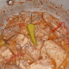 A picture of Chicken stew.