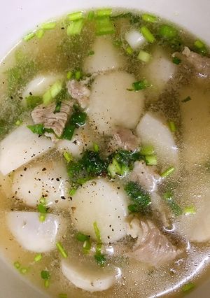 Hình của món Canh khoai môn.