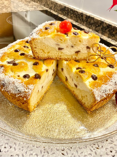 Una foto de Pastel de Ricotta y chocolate. (Ricotta and chocolate cake)