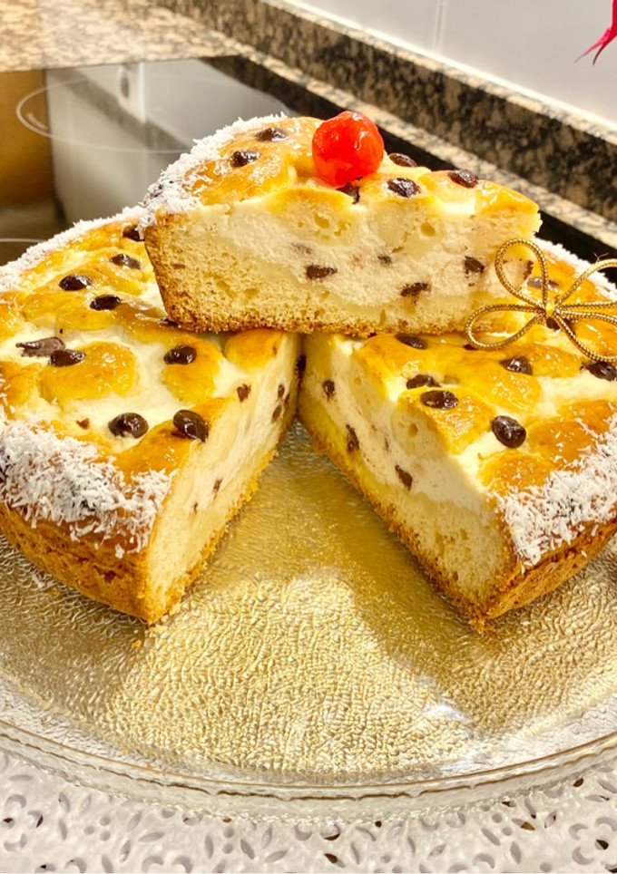 Una foto de Pastel de Ricotta y chocolate. (Ricotta and chocolate cake)