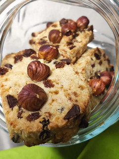 Una foto de Galletas de pasas y chocolate