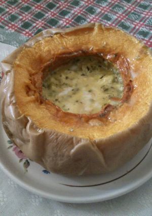 Una foto de Calabaza soufflé en microondas 