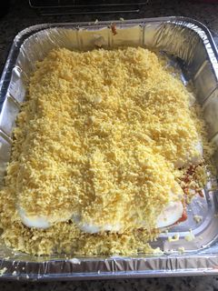 Una foto de Huevos rellenos con atún y all-i-oli
